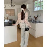 【刺繍レースで上品に透かす】レースブラウス キャミソールセット 総レース | COCOMOMO | 詳細画像7 