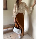 【透け感レイヤード】レースブラウス キャミソールセット 前後2WAY | COCOMOMO | 詳細画像7 