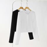 今っぽ可愛い欲張りアンサンブル ペプラムタンクトップ カーディガン | COCOMOMO | 詳細画像12 