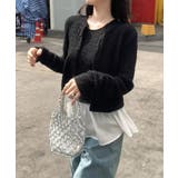 今っぽ可愛い欲張りアンサンブル ペプラムタンクトップ カーディガン | COCOMOMO | 詳細画像8 