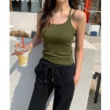 カップ付きバッククロスキャミスール カップ付きキャミソール ダブルストラップ | COCOMOMO | 詳細画像19