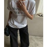 【こなれ落ち感×大人ロゴ】 ロゴTシャツ オーバーサイズ | COCOMOMO | 詳細画像10 