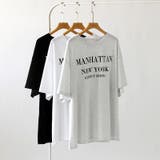 【こなれ落ち感×大人ロゴ】 ロゴTシャツ オーバーサイズ | COCOMOMO | 詳細画像12 