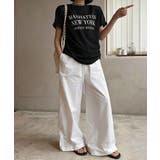 【こなれ落ち感×大人ロゴ】 ロゴTシャツ オーバーサイズ | COCOMOMO | 詳細画像6 