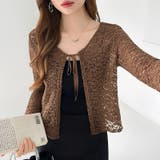 【ぽこぽこ立体レース】 シアーレースカーディガン カーディガン | COCOMOMO | 詳細画像19 