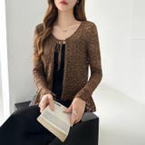 【ぽこぽこ立体レース】 シアーレースカーディガン カーディガン | COCOMOMO | 詳細画像20 