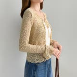 【ぽこぽこ立体レース】 シアーレースカーディガン カーディガン | COCOMOMO | 詳細画像22 