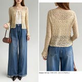 【ぽこぽこ立体レース】 シアーレースカーディガン カーディガン | COCOMOMO | 詳細画像23 