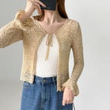 【ぽこぽこ立体レース】 シアーレースカーディガン カーディガン | COCOMOMO | 詳細画像26 