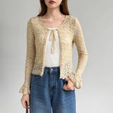 【ぽこぽこ立体レース】 シアーレースカーディガン カーディガン | COCOMOMO | 詳細画像27 