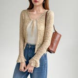 【ぽこぽこ立体レース】 シアーレースカーディガン カーディガン | COCOMOMO | 詳細画像28 