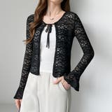 【ぽこぽこ立体レース】 シアーレースカーディガン カーディガン | COCOMOMO | 詳細画像35 