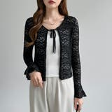 【ぽこぽこ立体レース】 シアーレースカーディガン カーディガン | COCOMOMO | 詳細画像36 