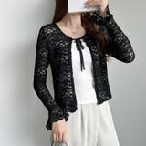 【ぽこぽこ立体レース】 シアーレースカーディガン カーディガン | COCOMOMO | 詳細画像39 