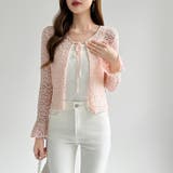 【ぽこぽこ立体レース】 シアーレースカーディガン カーディガン | COCOMOMO | 詳細画像43 