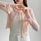 【ぽこぽこ立体レース】 シアーレースカーディガン カーディガン | COCOMOMO | 詳細画像44 