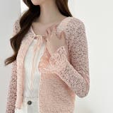 【ぽこぽこ立体レース】 シアーレースカーディガン カーディガン | COCOMOMO | 詳細画像45 