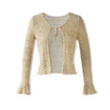 【ぽこぽこ立体レース】 シアーレースカーディガン カーディガン | COCOMOMO | 詳細画像53 