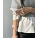 テクいらずでメリハリシルエット ビスチェドッキングシャツ コルセット風 | COCOMOMO | 詳細画像19 