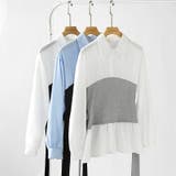 テクいらずでメリハリシルエット ビスチェドッキングシャツ コルセット風 | COCOMOMO | 詳細画像20 