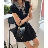 【チェック襟×ハーフジップ】 ポロシャツ サマーニット | COCOMOMO | 詳細画像15 