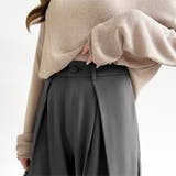 洗練された大人の美脚ライン。 インタックワイドパンツ タックワイドパンツ | COCOMOMO | 詳細画像5
