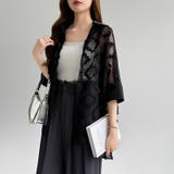 ぽこぽこカットジャガードシャツ シアーシャツ オーバーサイズ | COCOMOMO | 詳細画像15 