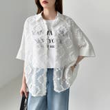 ぽこぽこカットジャガードシャツ シアーシャツ オーバーサイズ | COCOMOMO | 詳細画像7 