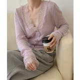 【繊細レース×シアー感】シアーレースカーディガン シアーカーディガン レースカー… | COCOMOMO | 詳細画像13 