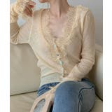 【繊細レース×シアー感】シアーレースカーディガン シアーカーディガン レースカー… | COCOMOMO | 詳細画像17 