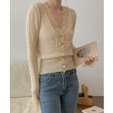 【繊細レース×シアー感】シアーレースカーディガン シアーカーディガン レースカー… | COCOMOMO | 詳細画像19 