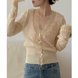 【繊細レース×シアー感】シアーレースカーディガン シアーカーディガン レースカー… | COCOMOMO | 詳細画像20 