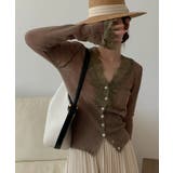 【繊細レース×シアー感】シアーレースカーディガン シアーカーディガン レースカー… | COCOMOMO | 詳細画像24 