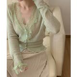 【繊細レース×シアー感】シアーレースカーディガン シアーカーディガン レースカー… | COCOMOMO | 詳細画像31 