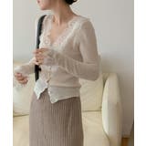 【繊細レース×シアー感】シアーレースカーディガン シアーカーディガン レースカー… | COCOMOMO | 詳細画像3 