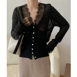 【繊細レース×シアー感】シアーレースカーディガン シアーカーディガン レースカー… | COCOMOMO | 詳細画像6 