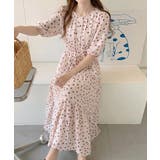 【ふんわり透け感】ドットシフォンワンピース ドットワンピース ワンピース | COCOMOMO | 詳細画像4 