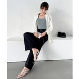 ストン落ちシルエット。 スラブデニムパンツ 夏デニムパンツ | COCOMOMO | 詳細画像10 