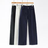 ストン落ちシルエット。 スラブデニムパンツ 夏デニムパンツ | COCOMOMO | 詳細画像31 