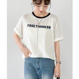 [配色リンガーデザイン] ロゴTシャツ Tシャツ | COCOMOMO | 詳細画像11 