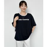 [配色リンガーデザイン] ロゴTシャツ Tシャツ | COCOMOMO | 詳細画像13 