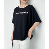 [配色リンガーデザイン] ロゴTシャツ Tシャツ | COCOMOMO | 詳細画像17 