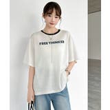 [配色リンガーデザイン] ロゴTシャツ Tシャツ | COCOMOMO | 詳細画像2 