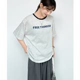 [配色リンガーデザイン] ロゴTシャツ Tシャツ | COCOMOMO | 詳細画像25 