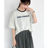 [配色リンガーデザイン] ロゴTシャツ Tシャツ | COCOMOMO | 詳細画像29 
