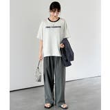 [配色リンガーデザイン] ロゴTシャツ Tシャツ | COCOMOMO | 詳細画像31 