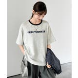 [配色リンガーデザイン] ロゴTシャツ Tシャツ | COCOMOMO | 詳細画像33 