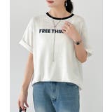 [配色リンガーデザイン] ロゴTシャツ Tシャツ | COCOMOMO | 詳細画像7 