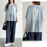レイヤード風アメカジTシャツ ロゴTシャツ プリントTシャツ | COCOMOMO | 詳細画像13 