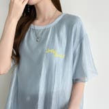 レイヤード風アメカジTシャツ ロゴTシャツ プリントTシャツ | COCOMOMO | 詳細画像14 